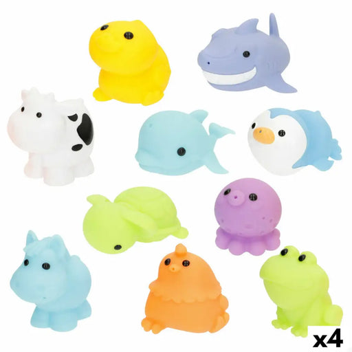 Комплект Животни за Баня Winfun 6 X 4,5 X 8 CM 4 броя