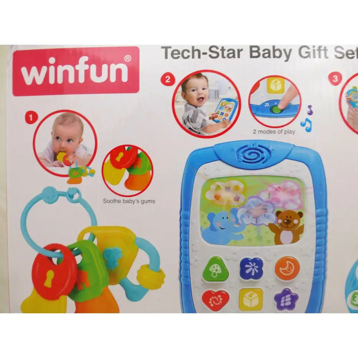 Комплект Играчки за Бебета Winfun 3 Части 13 x 18,5 x 2,5