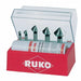 Комплект за зенковане (Зенкове) RUKO 102142A DIN 335