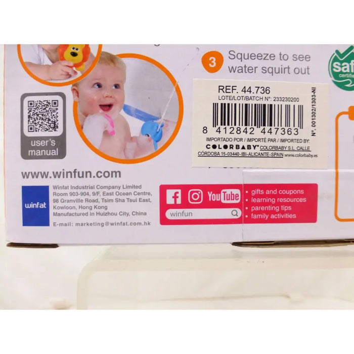 Комплект Животни от Фермата Winfun 7 x 6,5 x 4 cm (12 броя)