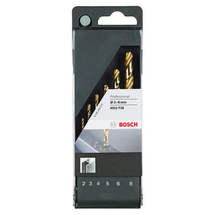 КОМПЛЕКТ 6 СВРЕДЛА ЗА МЕТАЛ BOSCH HSS TIN