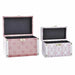 Комплект Декоративни Кутии DKD Home Decor Пластно Дървен