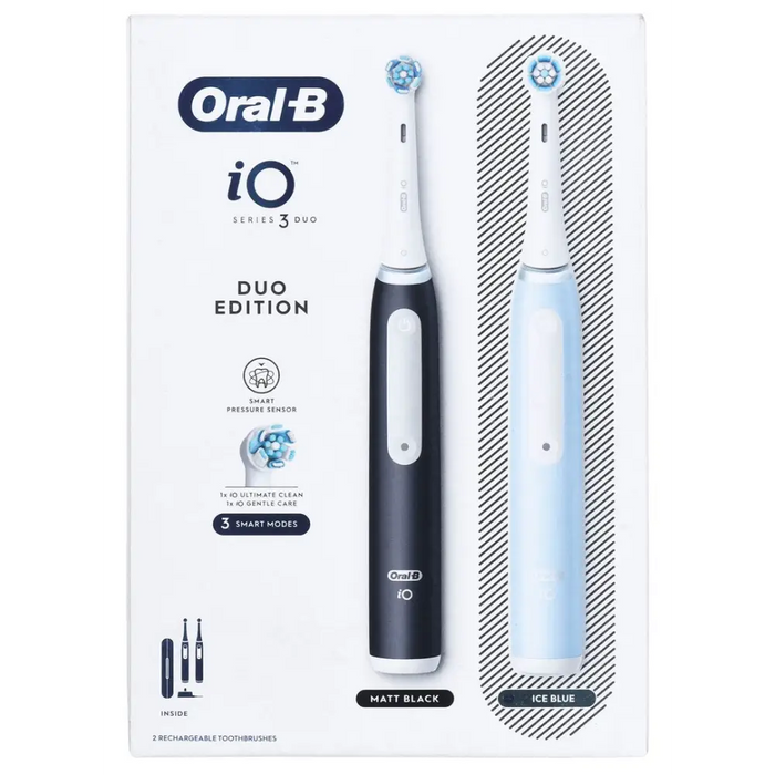 Комплект електрически четки за зъби Braun Oral B iO 3 DUO