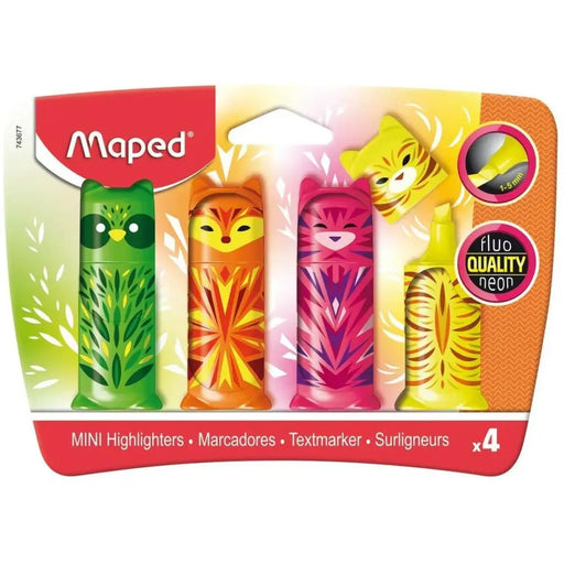 Комплект Флуоресцентни Маркери Maped Многоцветен 4 Части