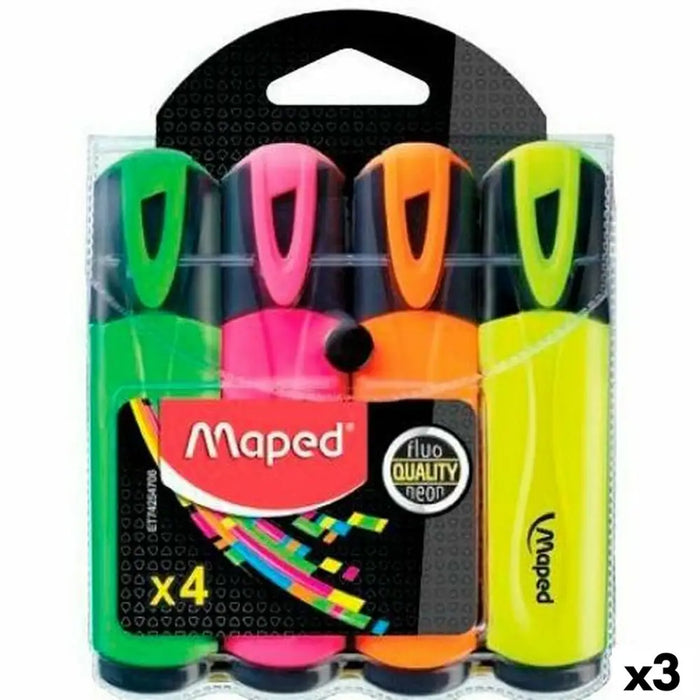 Комплект Флуоресцентни Маркери Maped Fluor Quality Neon