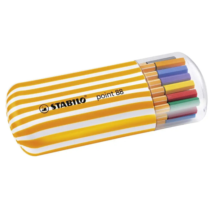Комплект Химикали с Филц Stabilo Point 88 20 Части