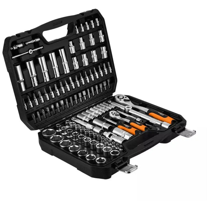 КОМПЛЕКТ ИНСТРУМЕНТИ 110 ЧАСТИ 1/2’’И 1/4’’ NEO 10-211