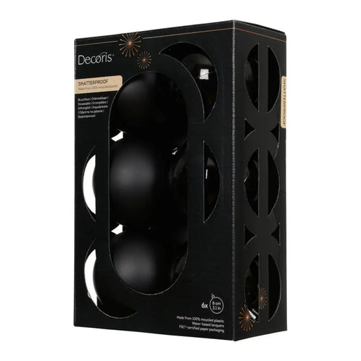 КОМПЛЕКТ КОЛЕДНИ ТОПКИ 8CM 6БР KAEMINGK 024141