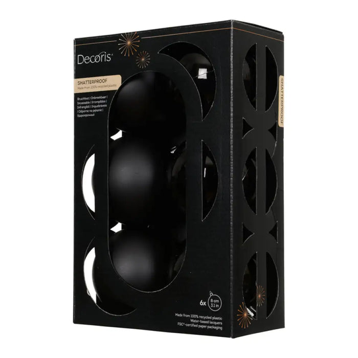 КОМПЛЕКТ КОЛЕДНИ ТОПКИ 8CM 6БР KAEMINGK 024141
