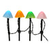 Комплект LED градински Колове Lumineo 491763 Mini Гъба