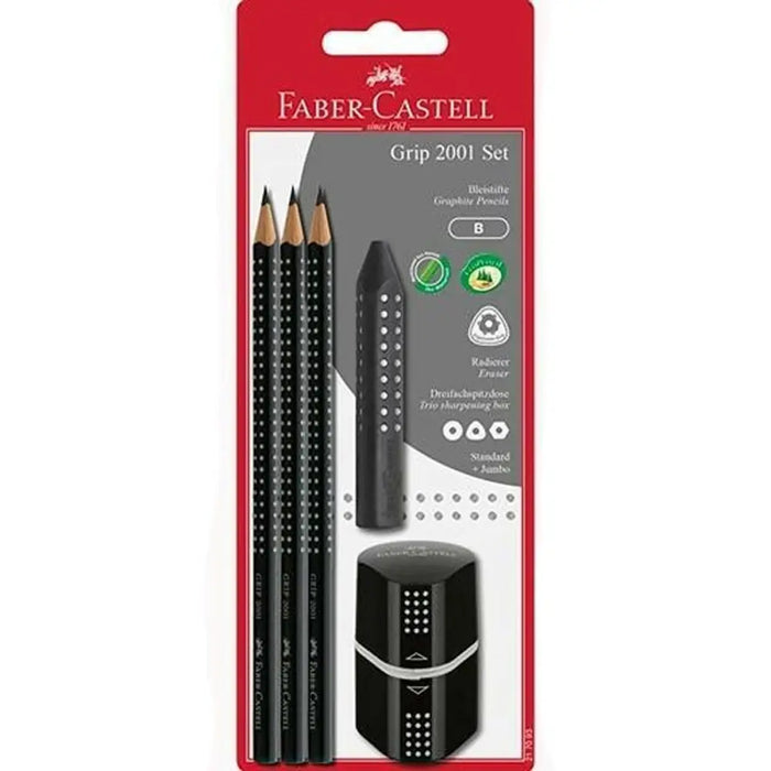 Комплект Молив Faber-Castell Черен (5 броя) (10 броя)