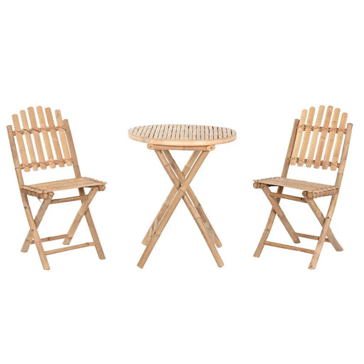 Комплект от маса с 2 стола Home ESPRIT 61 x 61 x 73 cm