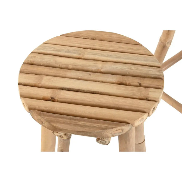 Комплект от маса с 2 стола Home ESPRIT Бамбук 50 x 50 x 105
