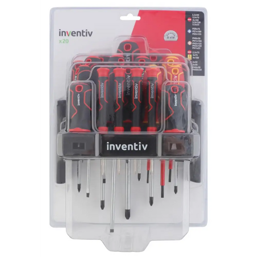 КОМПЛЕКТ ОТВЕРТКИ 20Ч. INVENTIV