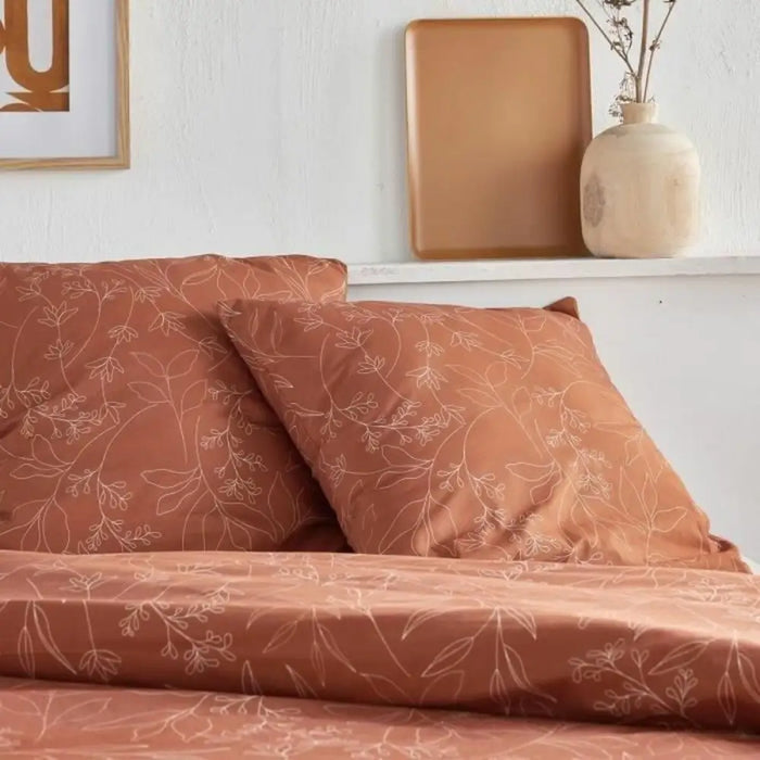 Комплект покривка за завивка TODAY Оранжев Orange 180/200