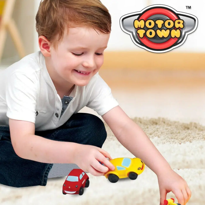 Комплект Превозни Средства Motor Town 4 Части 7,5 x 4,5 x 5