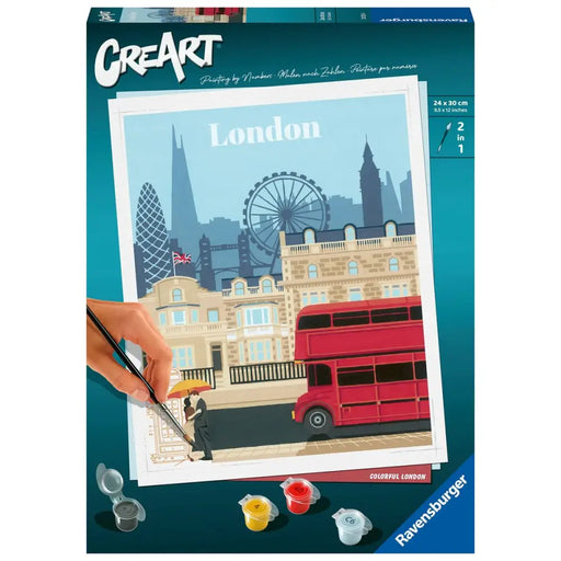 Комплект Рисуване по Числа Ravensburger London