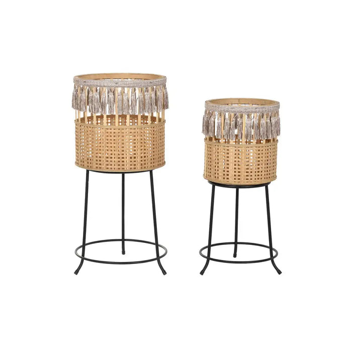 Комплект саксии DKD Home Decor 35 x 35 x 68 cm 31 x 31 x 68