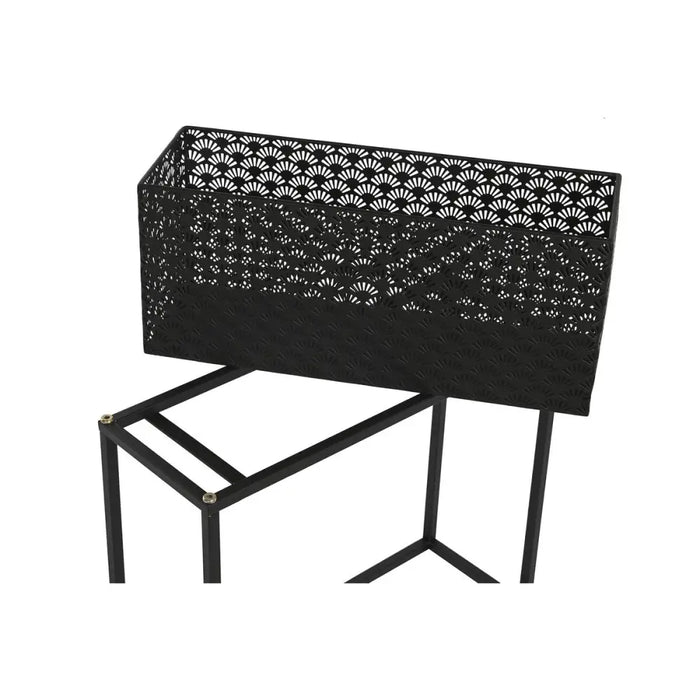 Комплект саксии DKD Home Decor 60 x 22 x 70 cm Черен Метал