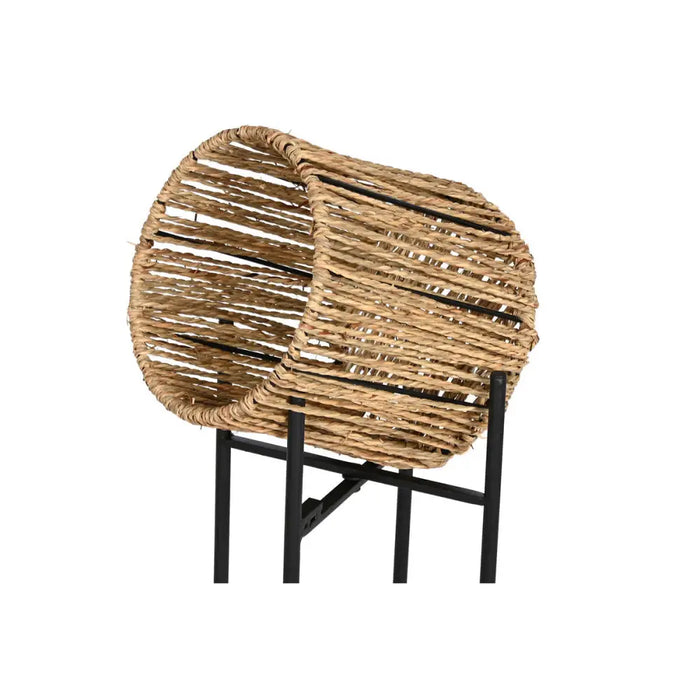 Комплект саксии Home ESPRIT Черен Метал влакно 23 x 23 x