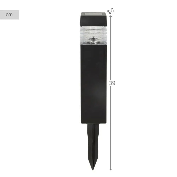 Комплект слънчеви градински колове Aktive 4 Части Пластмаса