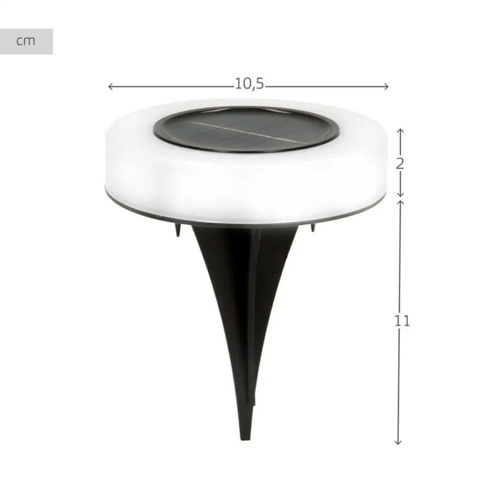 Комплект слънчеви градински колове Aktive 4 Части ABS 10,5