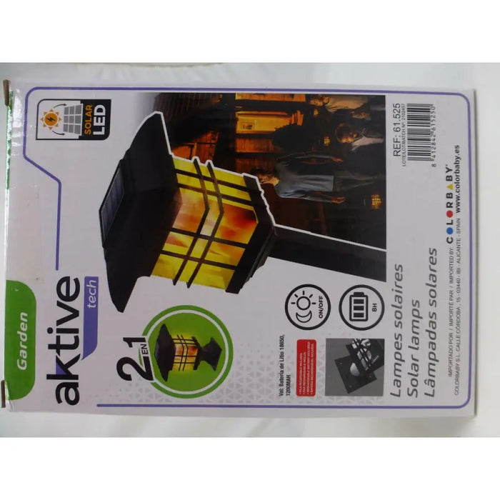 Комплект слънчеви градински колове Aktive Пластмаса 13,5 x