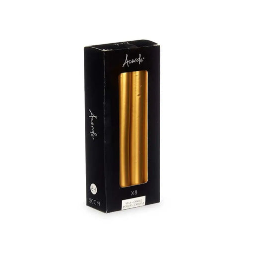 Комплект Свещи Acorde 126-D-AR 126-D-AR Златен 2 x 2 x 20