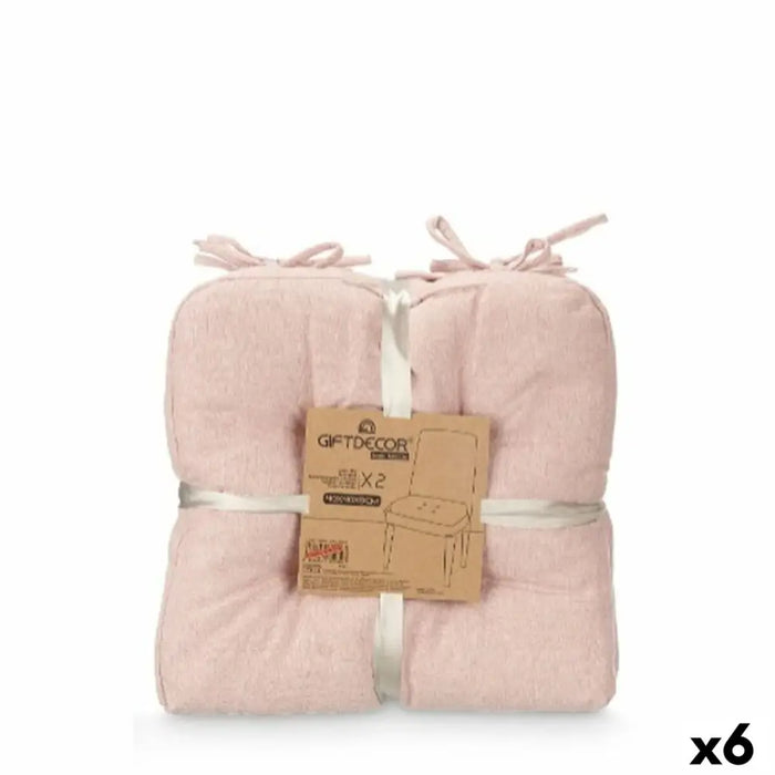 Комплект възглавници Gift Decor Розов 40 x 40 x 7 cm 2