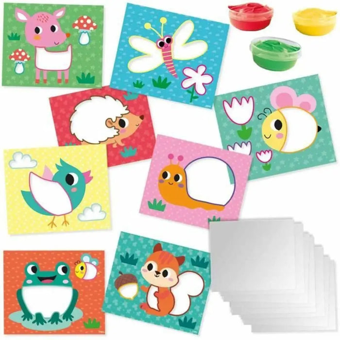 Комплект за Рисуване SES Creative Eco Finger Paint Cards