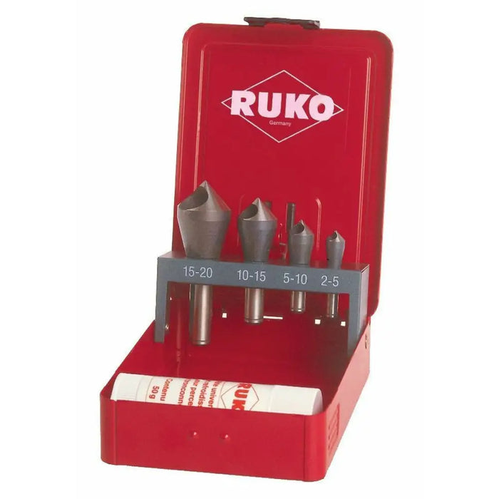 Комплект за зенковане (Зенкове) RUKO Бързорежеща стомана