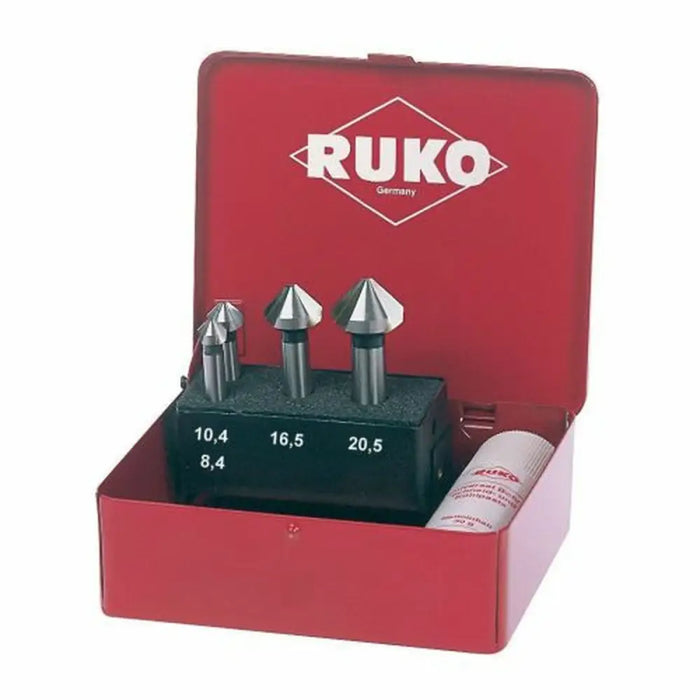 Комплект за зенковане (Зенкове) RUKO DIN 335 Бързорежеща