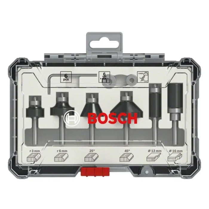 Комплект многофункционални фрези BOSCH 6 mm 6 Части