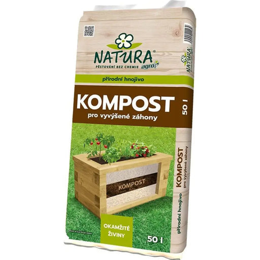 КОМПОСТ ЗА ПОВДИГНАТИ ЛЕХИ 50L NATURA VERA