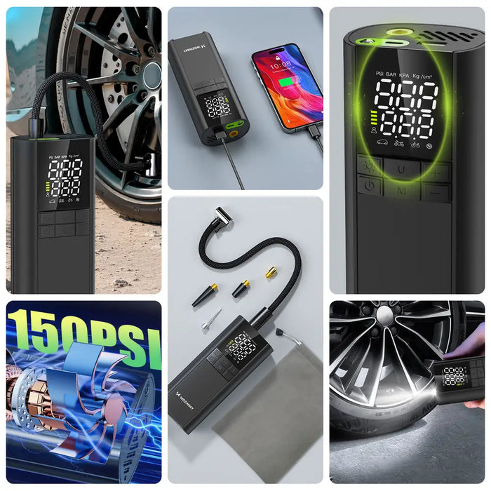 Компресор Wozinsky WPEP-8000 електрическа помпа 8000mAh