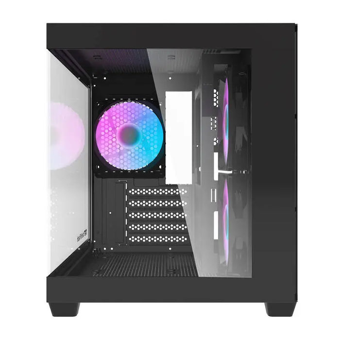 Компютърна кутия с 3 вентилатора Darkflash K275 черна
