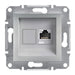 КОМПЮТЪРНА РОЗЕТКА RJ45 CAT 5E UTP АЛУМИНИЙ SCHNEIDER ASFORA
