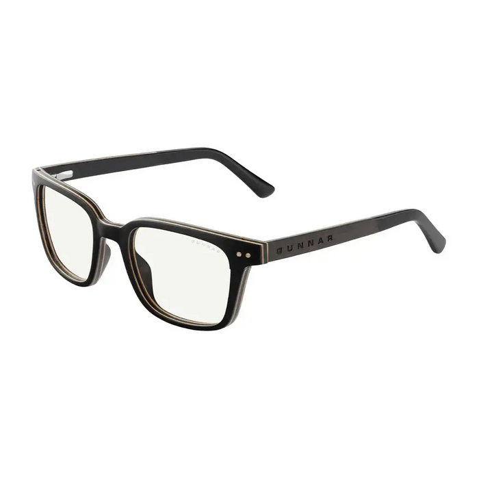 Компютърни очила GUNNAR Muir Ebony (wood) Clear Pro