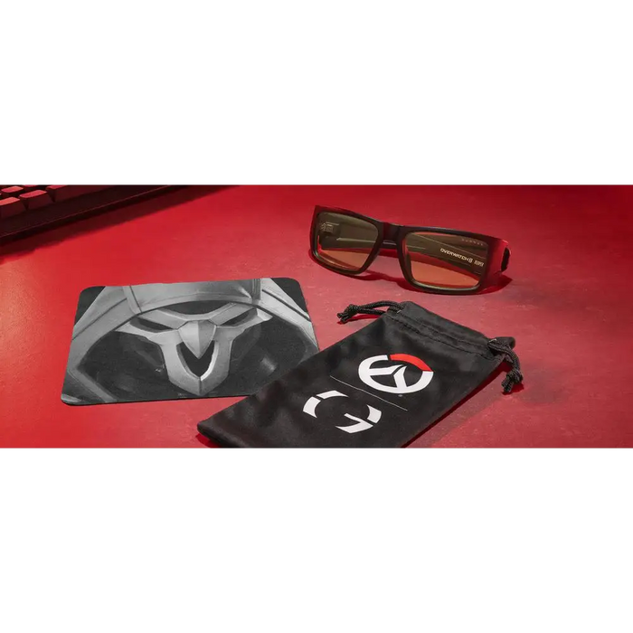 Компютърни очила GUNNAR Overwatch Reaper Black Ash - Amber