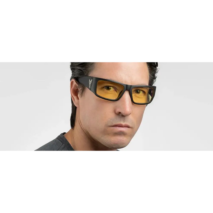 Компютърни очила GUNNAR Overwatch Reaper Black Ash - Amber