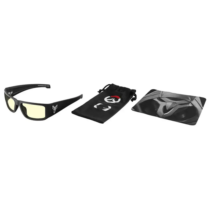 Компютърни очила GUNNAR Overwatch Reaper Black Ash - Amber