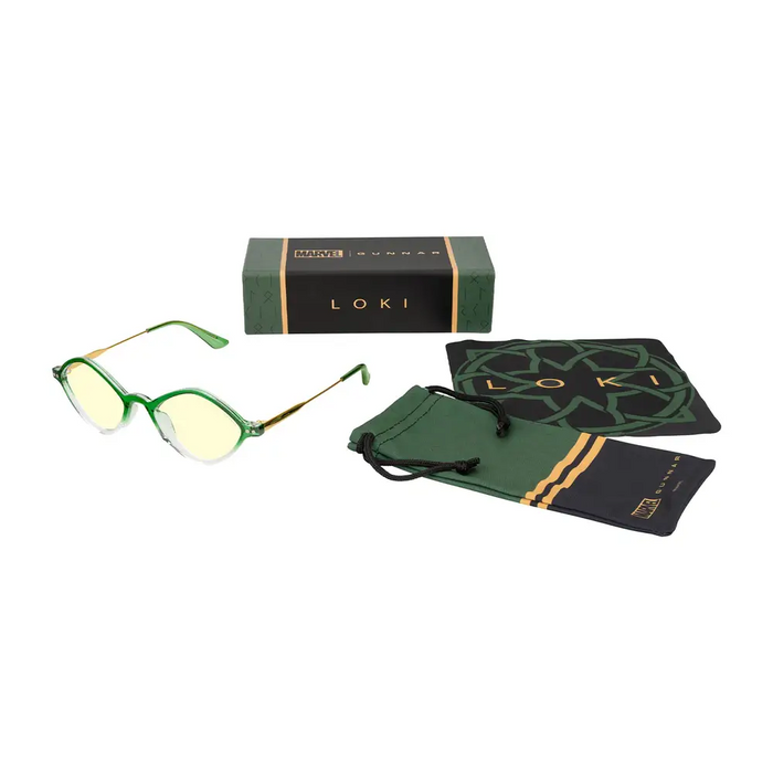 Компютърни очила GUNNAR Loki Asgard Edition - Emerald Gold