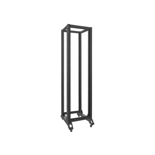 Комуникационен шкаф Lanberg open rack 42U 600x800 black