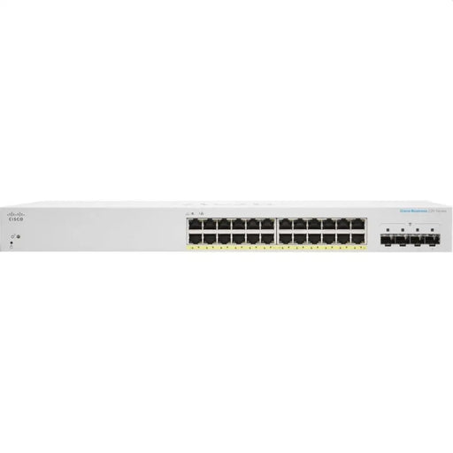 Комутатор Cisco CBS220 Smart 24 - port GE Full PoE 4x1G SFP