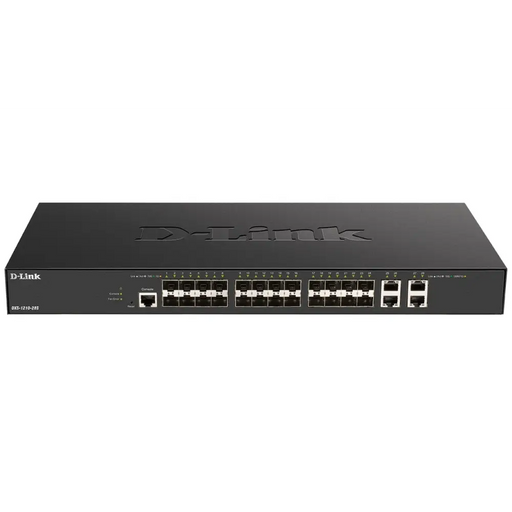 Комутатор D - Link 24 x 10G SFP + ports + 4 Base