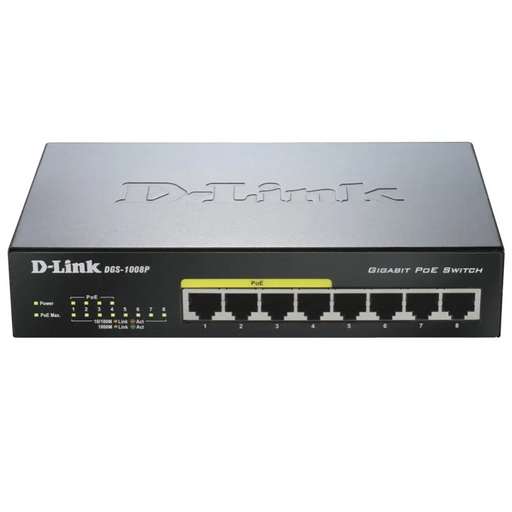 Комутатор D - Link 8 - port 10/100/1000 Desktop
