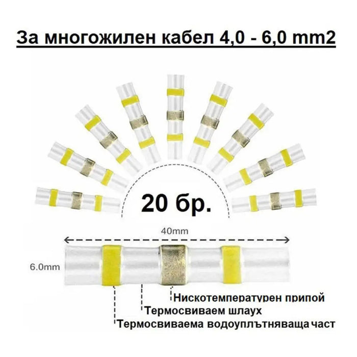 КОНЕКТОР БЪРЗО ЗАПОЯВАНЕ IP67 4-6MM2 VITO