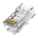 Конектор Vention IDDR0-10 RJ45 Cat.6 UTP прозрачен 10бр.