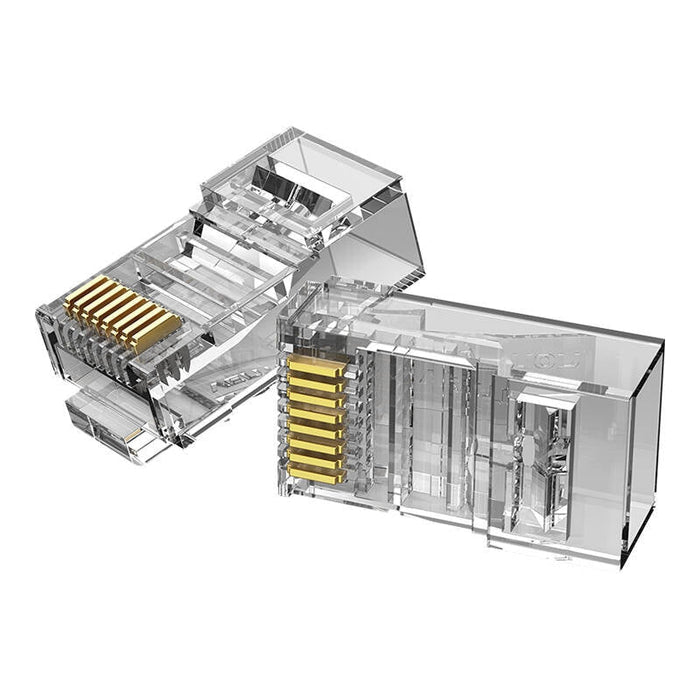 Конектор Vention IDDR0-10 RJ45 Cat.6 UTP прозрачен 10бр.