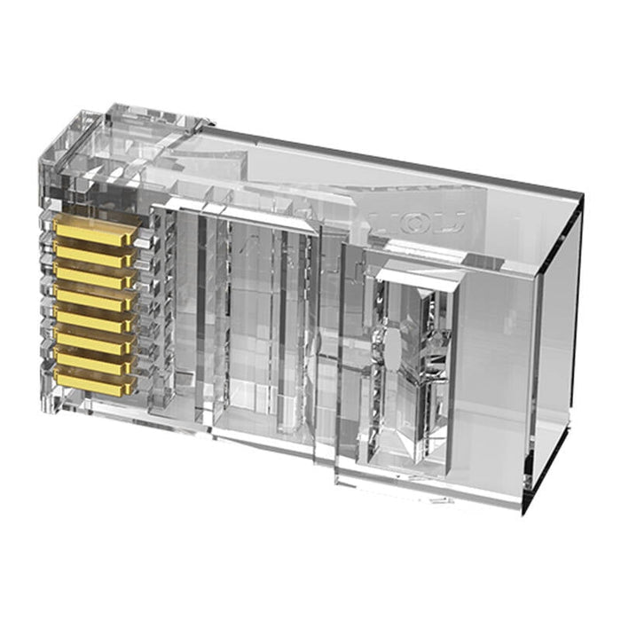 Конектор Vention IDDR0-10 RJ45 Cat.6 UTP прозрачен 10бр.